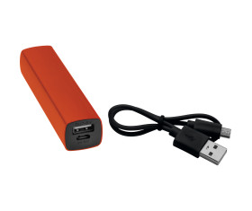 Powerbank 2.200 mAh mit USB Anschluss, inkl. Ladekabel