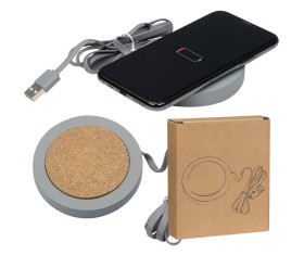 Wireless charger aus Limestone cement